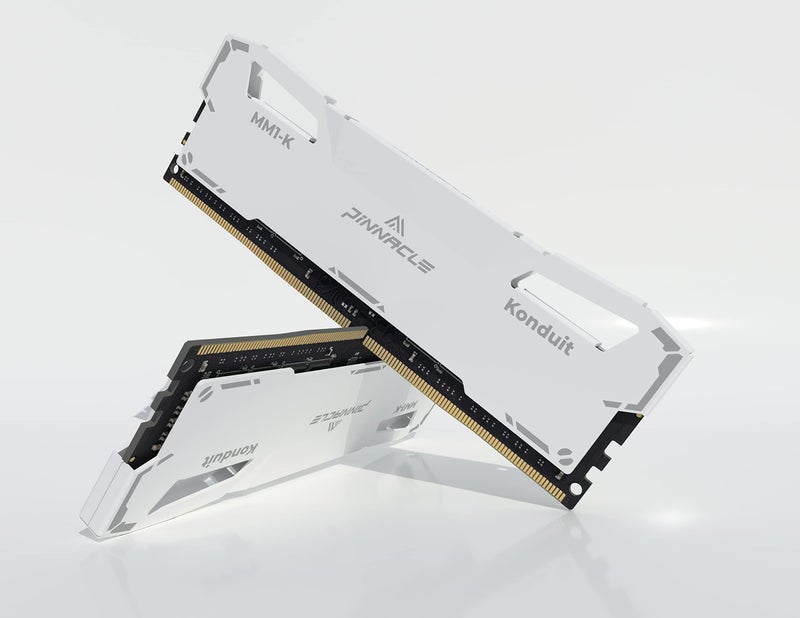 Timetec تيمتيك بيناكل كوندويد 32 جيجابايت كيت (2x16 جيجابايت) DDR4 3200 ميجاهرتز PC4-25600 CL16-18-18-38 XMP2.0 كسر السرعة 1.35 فولت مزدوج الرتبة متوافق مع ذاكرة ألعاب سطح المكتب AMD وإنتل - أبيض - Image 4