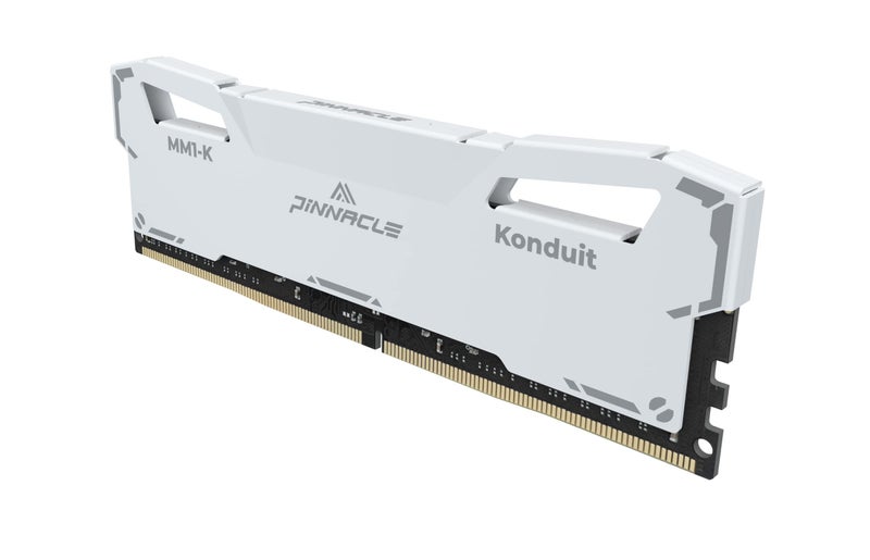 Timetec تيمتيك بيناكل كوندويد 32 جيجابايت كيت (2x16 جيجابايت) DDR4 3200 ميجاهرتز PC4-25600 CL16-18-18-38 XMP2.0 كسر السرعة 1.35 فولت مزدوج الرتبة متوافق مع ذاكرة ألعاب سطح المكتب AMD وإنتل - أبيض - Image 3