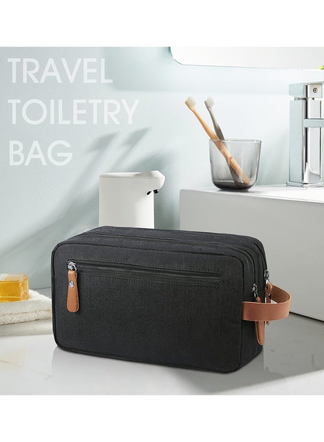 Toiletry Bag Oxford Cloth Toiletry Bag for men and women Portable Travel Shaving Dopp Kit Water-Resistant Cosmetic Bag for Accessories - Image 5