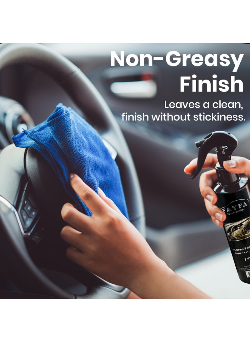 FAYFA Car Dashboard Polish & Cleaner Spray - 8 Fl. Oz | Restores Shine, Deep Cleans, and Provides Long-Lasting Protection for Car Dashboards and Interiors  - Image 3