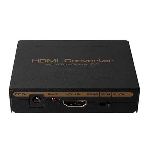 KNEUTRIX HDMI to Optical Audio Converter (SPDIF + L/R) ; Converts HD Input to HDMI Output with Additional Optical (SPDIF) and Analog L/R Audio outputs. - Image 3