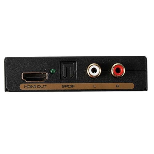 KNEUTRIX HDMI to Optical Audio Converter (SPDIF + L/R) ; Converts HD Input to HDMI Output with Additional Optical (SPDIF) and Analog L/R Audio outputs. - Image 2