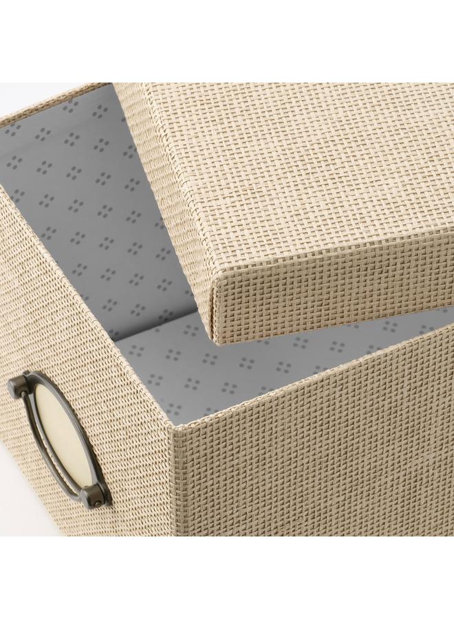 Zaboon Storage Box With Lid, Beige, 18X25X15 Cm - Image 2