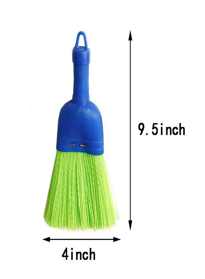 Bodundirect Poly Fiber Mini Broom Whisk Handheld Brush Head with Hang Hole for Outdoor Car Porch Debris Dust Dirt Driveways Sidewalks (1) - Image 5