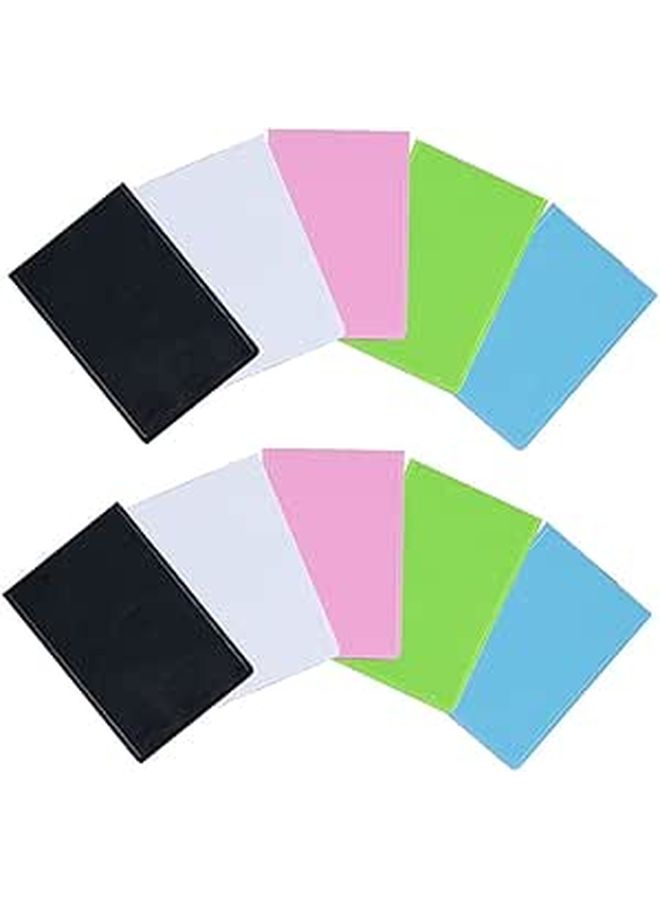 10 Pcs Magnetic Photo Frames Refrigerator Picture Holders Decorative Magnetic Pockets For Kitchen Fridge Reusable Photo Display Home Office Mixed Colors - Image 1