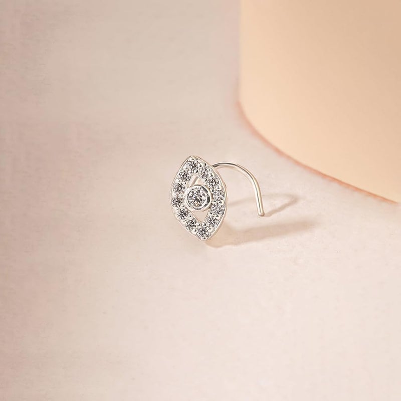 TOUCH925 Store Silver Nosepin | Waterproof and Anti-Tarnish | Pure 925 Silver Jewellery for Women | Gift for Women and Girls | Birthday and Anniversary Gift for Wife - Image 4