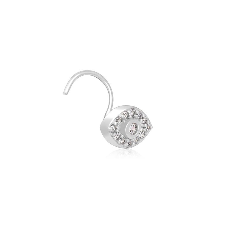 TOUCH925 Store Silver Nosepin | Waterproof and Anti-Tarnish | Pure 925 Silver Jewellery for Women | Gift for Women and Girls | Birthday and Anniversary Gift for Wife - Image 2