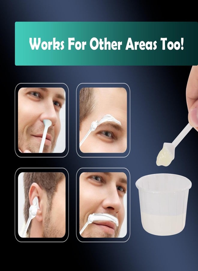 Charmonic 300g Wax Nose Wax Kit, Nose Hair Wax with 10 Waxing Sticks, Quick & Painless Nose Hair Waxing Kit for Men and Women Used at Least 50 Times Usage - Image 3