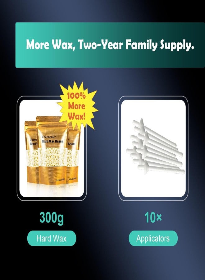 Charmonic 300g Wax Nose Wax Kit, Nose Hair Wax with 10 Waxing Sticks, Quick & Painless Nose Hair Waxing Kit for Men and Women Used at Least 50 Times Usage - Image 2