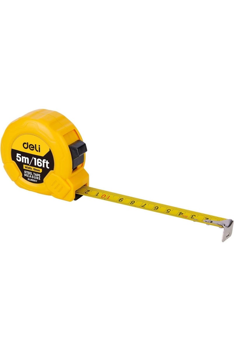 Deli Measuring Tape, 5 m x 19 mm Size - Image 1