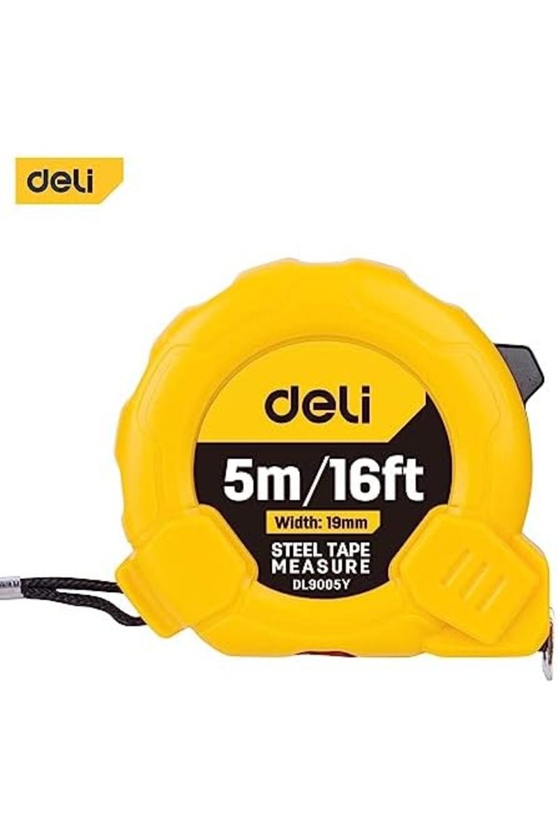 Deli Measuring Tape, 5 m x 19 mm Size - Image 2