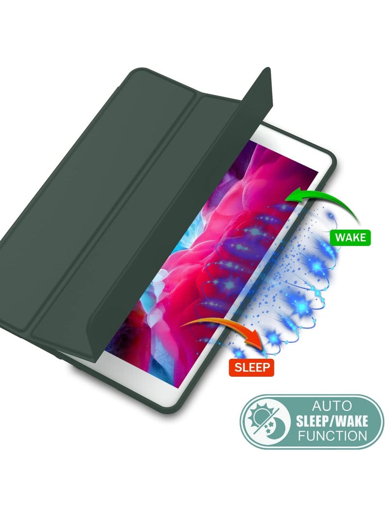 MIGOFAST iPad 9.7 Case 2018 2017 Model 6th 5th Generation Smart Cover with Pencil Holder and Soft Baby Skin Silicone Back and Full Body Protection Auto Wake Sleep Cover - Image 4