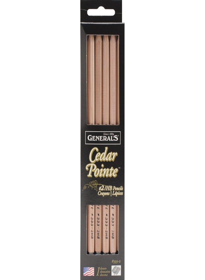 General's General Pencil Cedar Pointe #2 Pencils 12 Pack #2 Soft 3332 (3-Pack)3 - Image 1