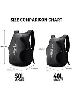 Arabest Waterproof Motorcycle Backpack for Men, Helmet Travel Accessories  - Image 3