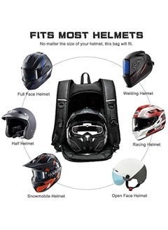 Arabest Waterproof Motorcycle Backpack for Men, Helmet Travel Accessories  - Image 4