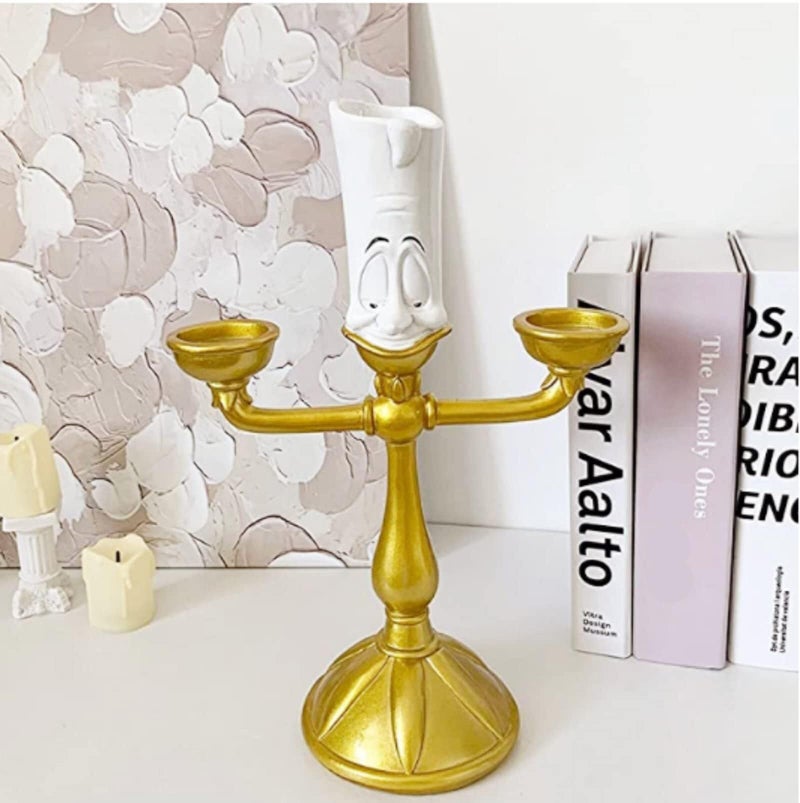 Sufeasdf Beauty and The Beast Candelabra for Wedding Tables, Christmas Party Home Decoration - Image 4