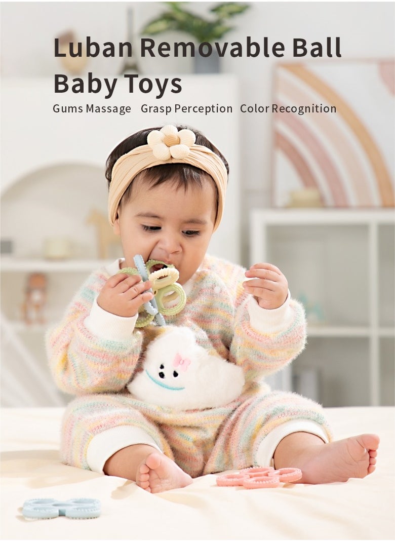 هيرباص لعب اطفال ضرس ، السليكا هلام Teether تخفيف الألم مضغ العلكة ، ولعب اطفال مضغ ، ولعب اطفال أكثر من 4 أشهر  - Image 3