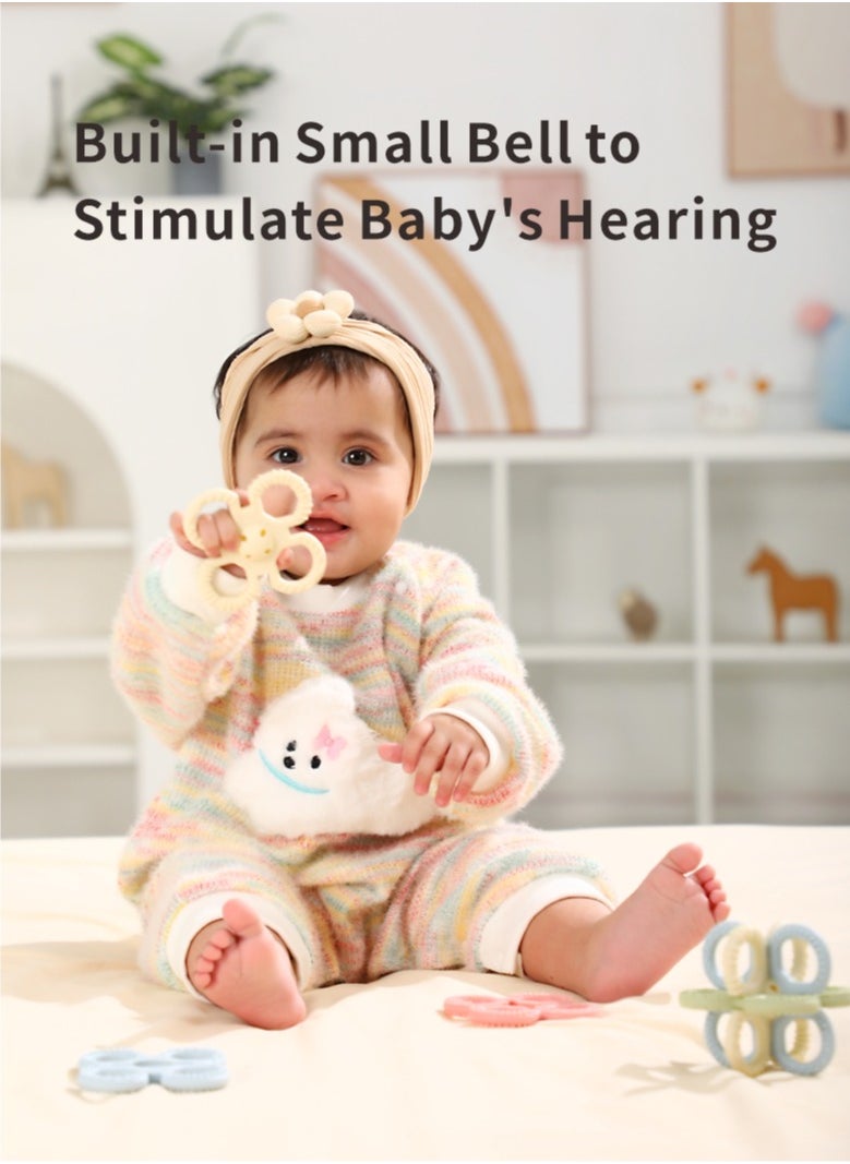 هيرباص لعب اطفال ضرس ، السليكا هلام Teether تخفيف الألم مضغ العلكة ، ولعب اطفال مضغ ، ولعب اطفال أكثر من 4 أشهر  - Image 5