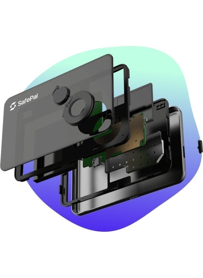 Safepal S1 Hardware Wallet | Safest Crypto & NFT Cold Storage, Air Gapped, Full Color Screen, Type-C Connectivity, 7000+ Coins Supported, for Android, IOS, Windows, MAC - Black - Image 4