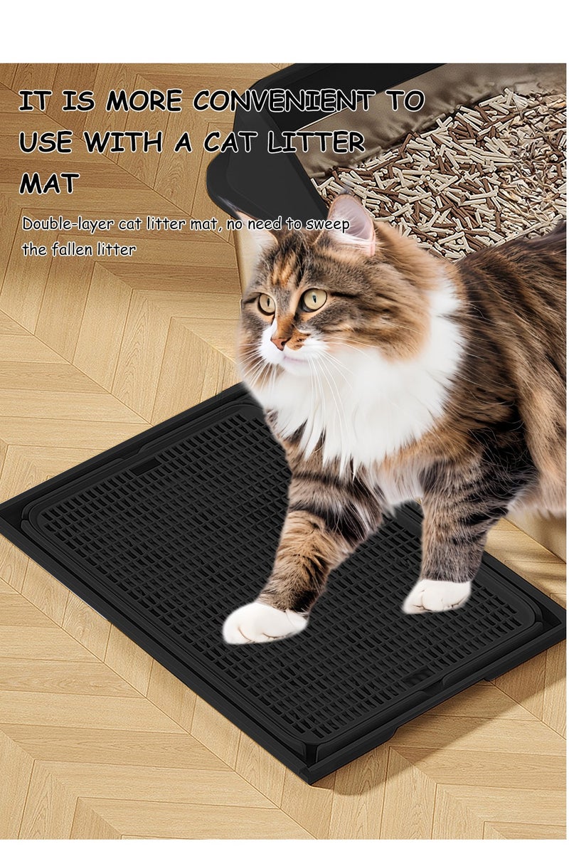 Stainless Steel Cat Litter Box Metal Cat Litter Box Extra Large Metal Litter Pan with Smooth Corners for Cat