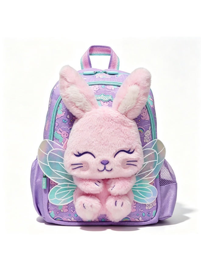 Smiggle Cute Kids Backpack with Detachable Plush Doll, 36*28*13cm Lightweight Spacious School Bag for Girls Daily Study Travel - Image 1