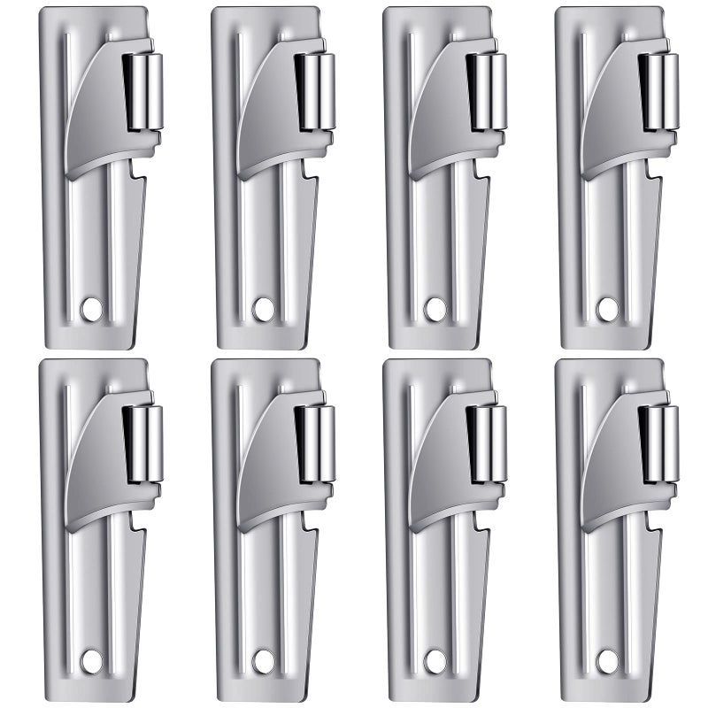 Chumia 8 Pieces P-51 Camping Can Opener Stainless Steel Military Survival Army Backpack Can Opener - Image 1