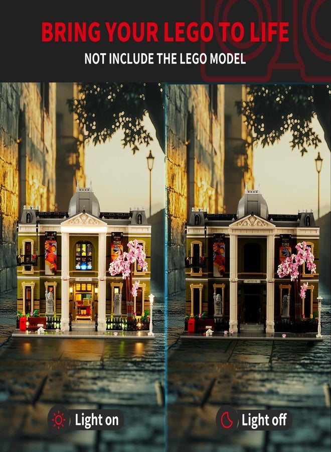 BRIKSMAX 2.0 Light Kit for Natural History Museum - Innovative LED Lighting Compatible with Lego Icons 10326 - Image 2