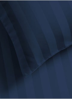 Master Home Textile Single Microfiber Sheet Set,  Single Size 2 Pieces, Hotel Stripes Design  - Image 4