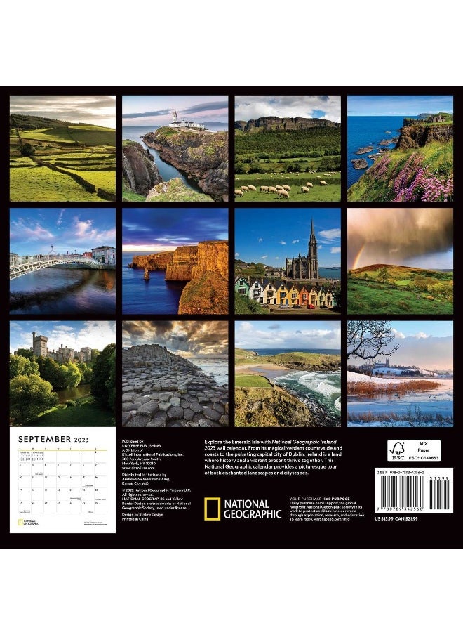 National Geographic: Ireland 2023 Wall Calendar  - Image 4