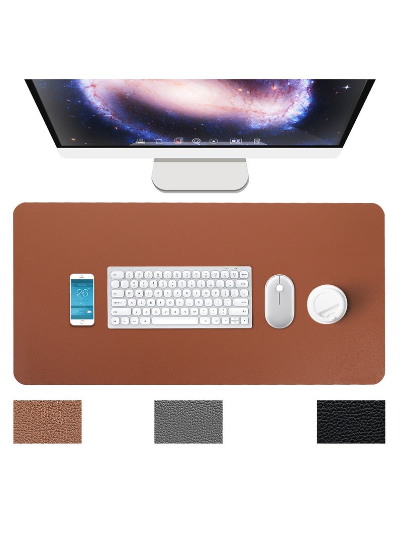 YONK (80x40 Brown)-YONK XXL Gaming Mouse Mat Extended & Extra Large Mouse Pad (80x40 Brown) - Image 4