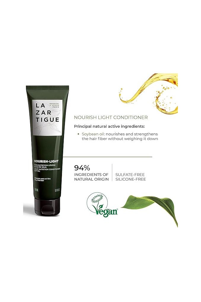 Lazartigue Nutritious Conditioner with Oil Soy for Dry and Fine Hair 150ml - Image 4