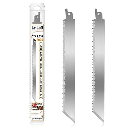 LEILUO 9-Inch Soft Material Reciprocating Saw Blades 2 Piece Sawzall Blades for Cutting Sponge Foam Insulation Material with Storage Case - Image 1