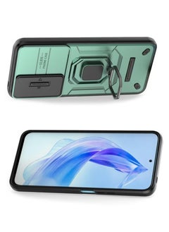 X-level Honor 90 Lite 5G Case Cover with Slide Camera Cover & Ring Holder, Kickstand Shell Back Cover Scratch-Resistant Shock-Absorbing Protector Accessories Kickstand Stand Magnetic Car Ring Holder  - Image 3