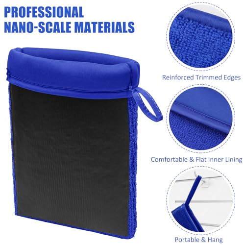 Windspeed 2Pack Clay Mitt, Microfiber Clay Bar for Car Detailing, Medium Grade Clay Bar Glove Clay Towel Auto Detailing for Cleaning Auto Clay Mitt (Blue) - Image 3
