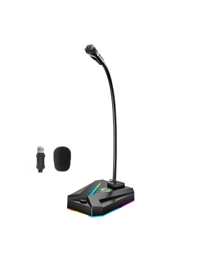 إف دي تي واي Fdty Usb Microphone With Rgb Light usb 48 V 11.61 IN