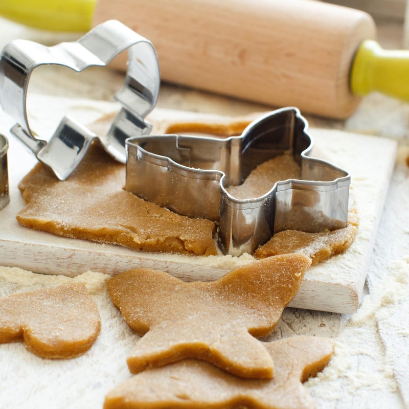FUSOTO 6PCS Butterfly Cookie Cutters Set, 3 Inches Butterfly Shaped Cookie Cutter, Stainless Steel Cookie Cutters for Baking, Butterfly Shapes Baking Tool for Homemaking Cookie,Biscuits,Dough - Image 5