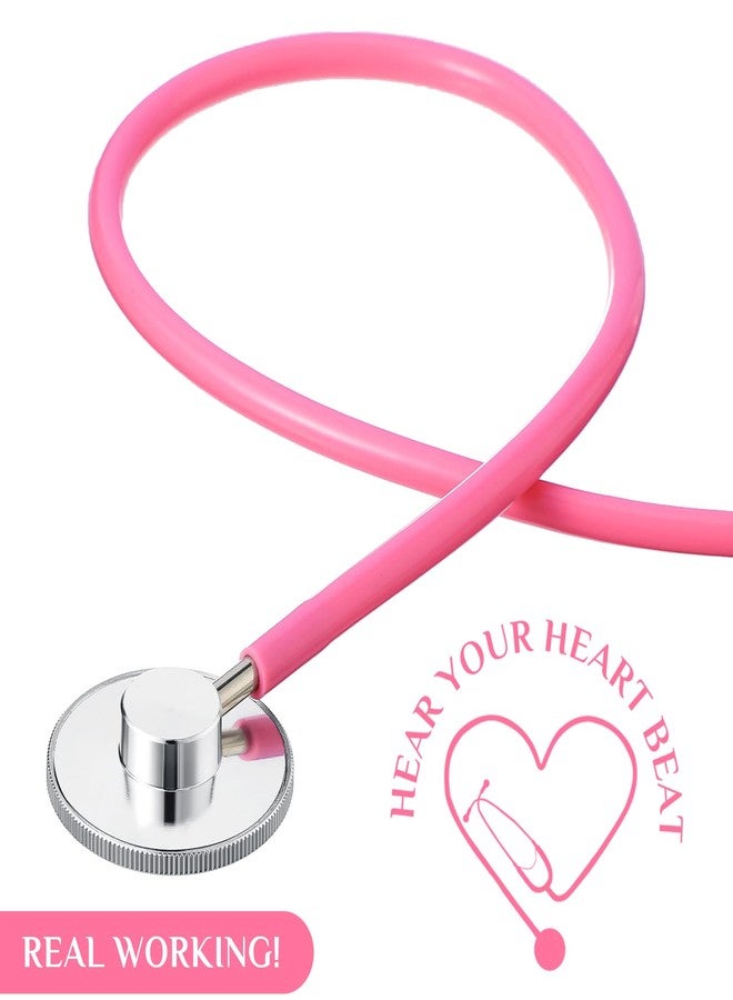 Hanaive 12 Pcs Kids Stethoscope Toys Bulk Stethoscopes for Children Girl Boy Doctor Nurse Party Halloween Costume Role Cosplay Pretend Game Accessories, 4 Colors - Image 2