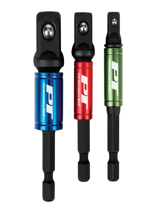 Performance Tool W9035 3Pc 2-1/2-Inch Socket Adapter Set with Free Spinning Collar - Image 2