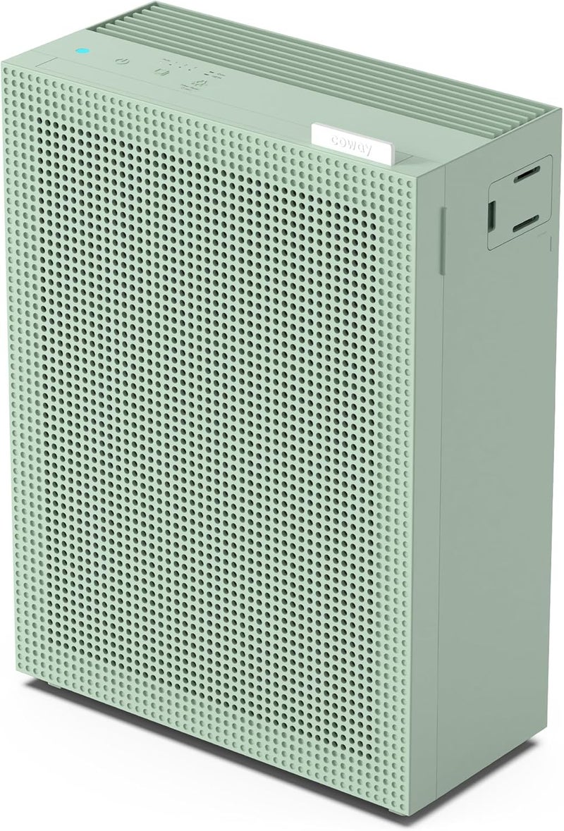 كواي جهاز تنقية الهواء COWAY Airmega 150 | يزيل 99.999% من الجسيمات حتى 0.01 ميكرومتر، والفيروسات والهباء الجوي | معتمد من ECARF لمرضى الحساسية | للغرف حتى 73 مترًا مربعًا | معدل توصيل الهواء النظيف (CADR) 281 م³/ساعة - Image 1