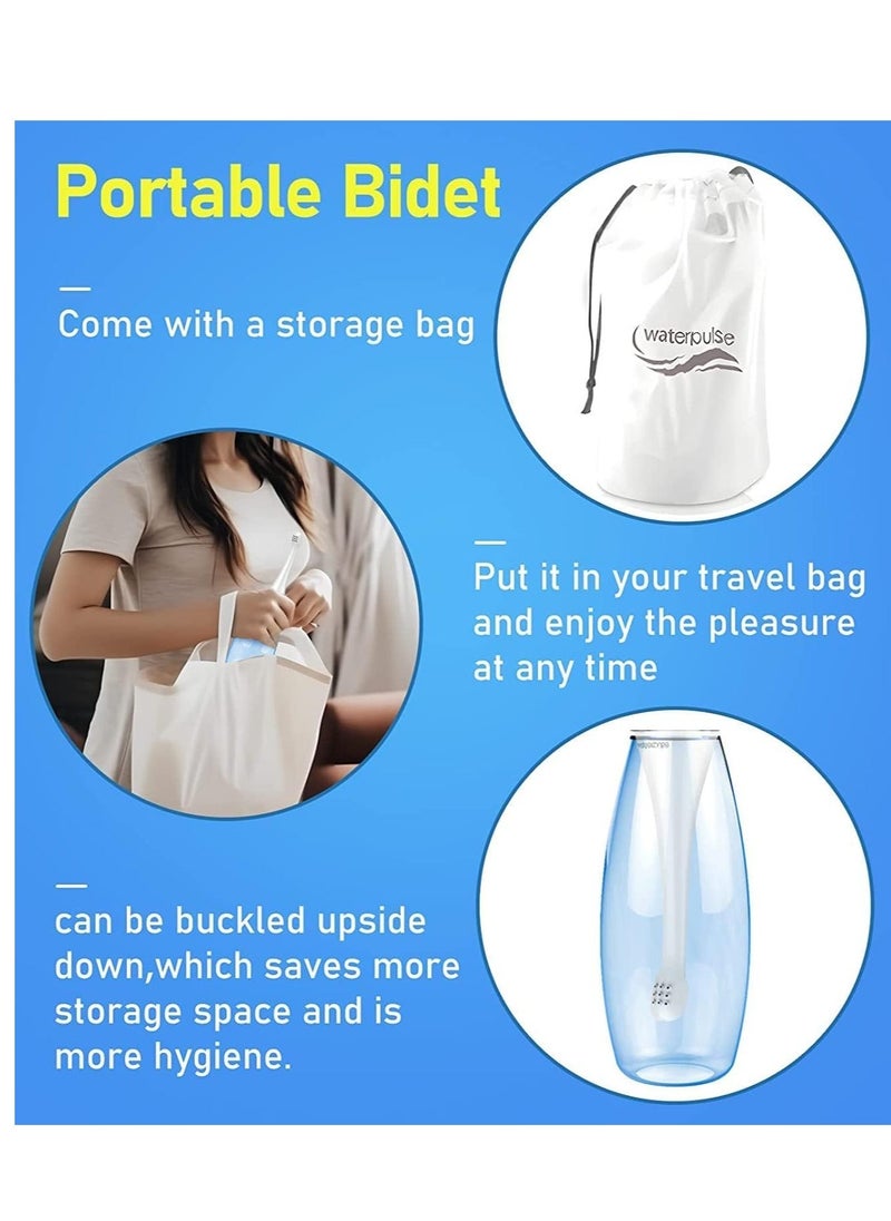 Generic Portable Bidet Peri Bottle for Postpartum Care Peri Bottle for Postpartum Essentials 450ml Portable Bidet with Travel Bag for Travel Bidet  - Image 2