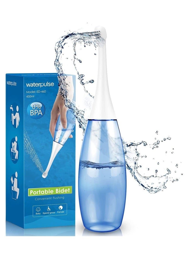 Generic Portable Bidet Peri Bottle for Postpartum Care Peri Bottle for Postpartum Essentials 450ml Portable Bidet with Travel Bag for Travel Bidet  - Image 1