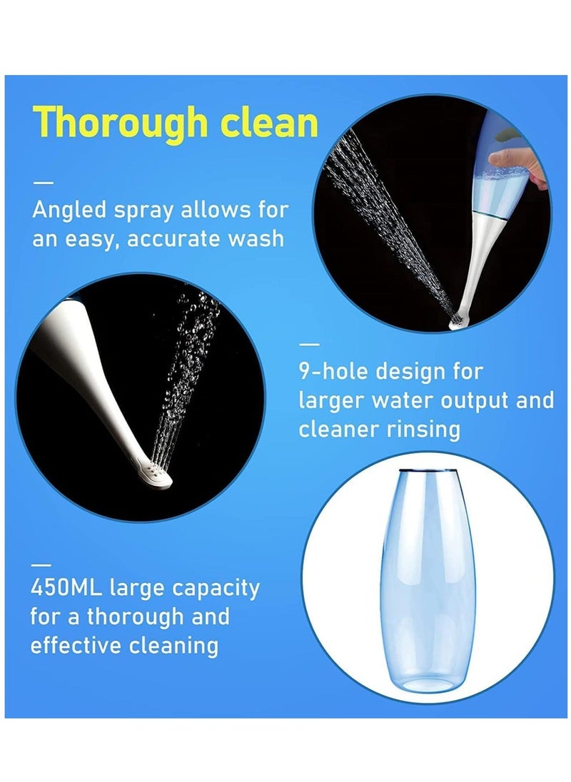 Generic Portable Bidet Peri Bottle for Postpartum Care Peri Bottle for Postpartum Essentials 450ml Portable Bidet with Travel Bag for Travel Bidet  - Image 5