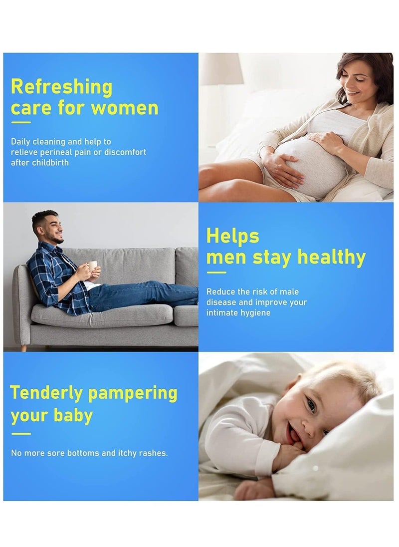 Generic Portable Bidet Peri Bottle for Postpartum Care Peri Bottle for Postpartum Essentials 450ml Portable Bidet with Travel Bag for Travel Bidet  - Image 3
