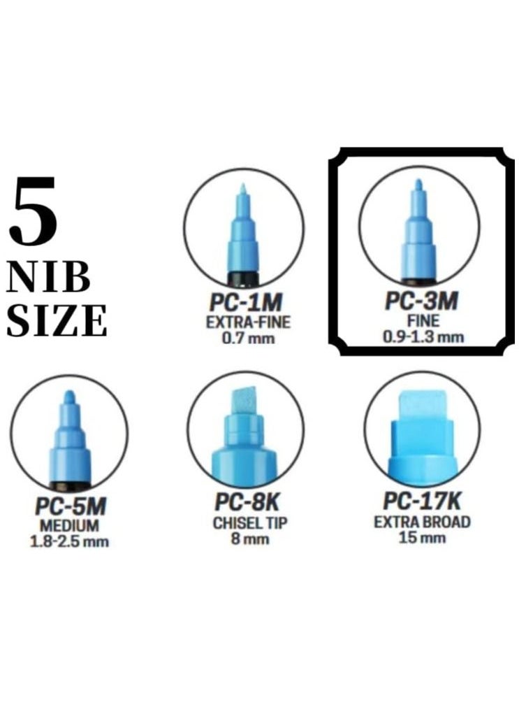 POSCA 24-Piece Paint Marker Marker Acrylic Paint Pens 0.9-1.3mm  - Image 5