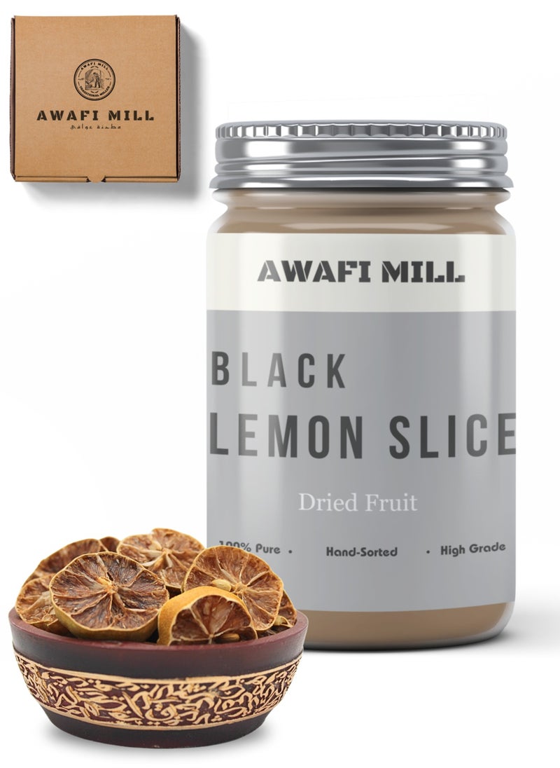 Awafi Mill AWAFI MILL Dried Black Lemon Slices | Premium Quality Natural Citrus Flavor  - Image 1