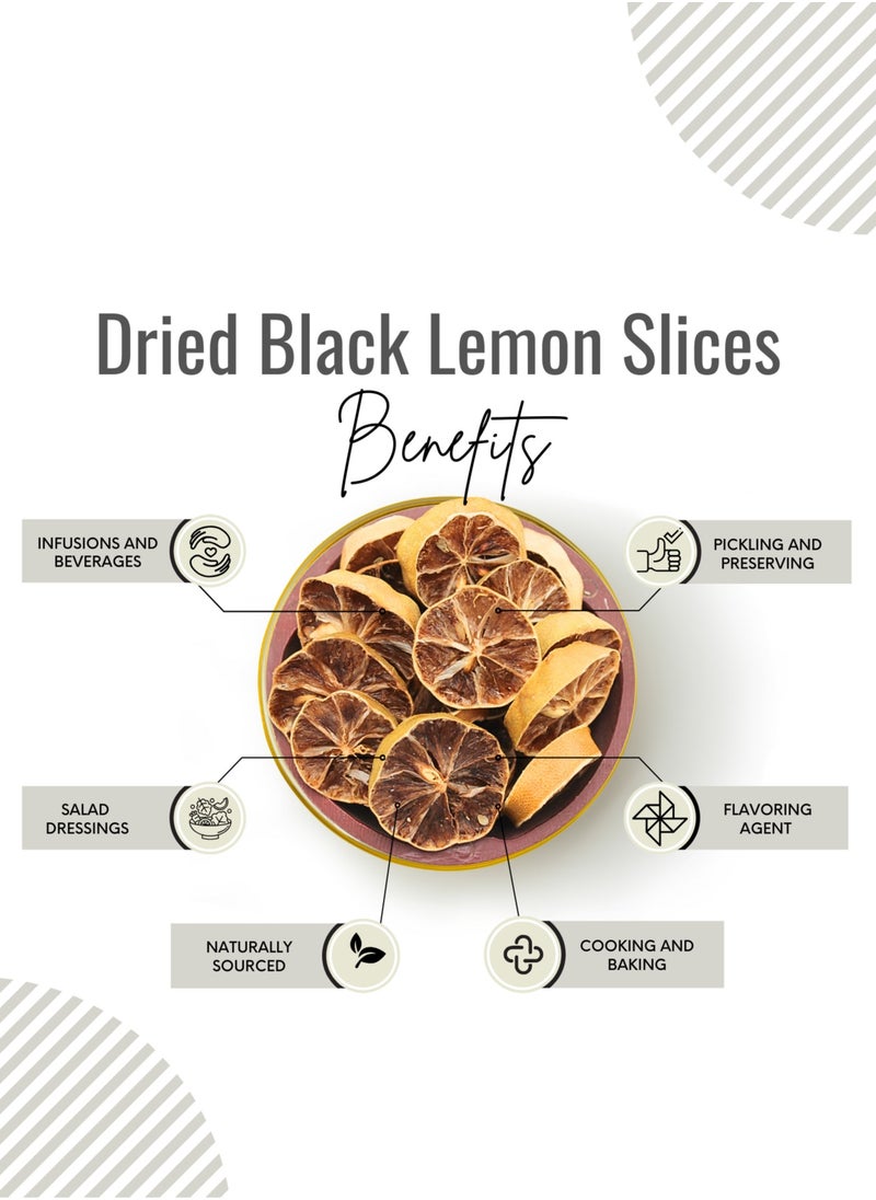 Awafi Mill AWAFI MILL Dried Black Lemon Slices | Premium Quality Natural Citrus Flavor  - Image 3