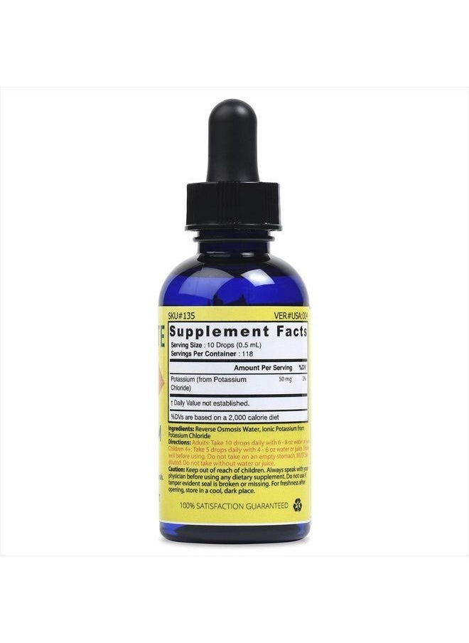Good State Liquid Ionic Minerals - Potassium Ultra Concentrate - (10 Drops Equals 50 mg) (100 Servings per Bottle) Dietary Supplement 1.6 Fl.oz/50ml  - Image 5