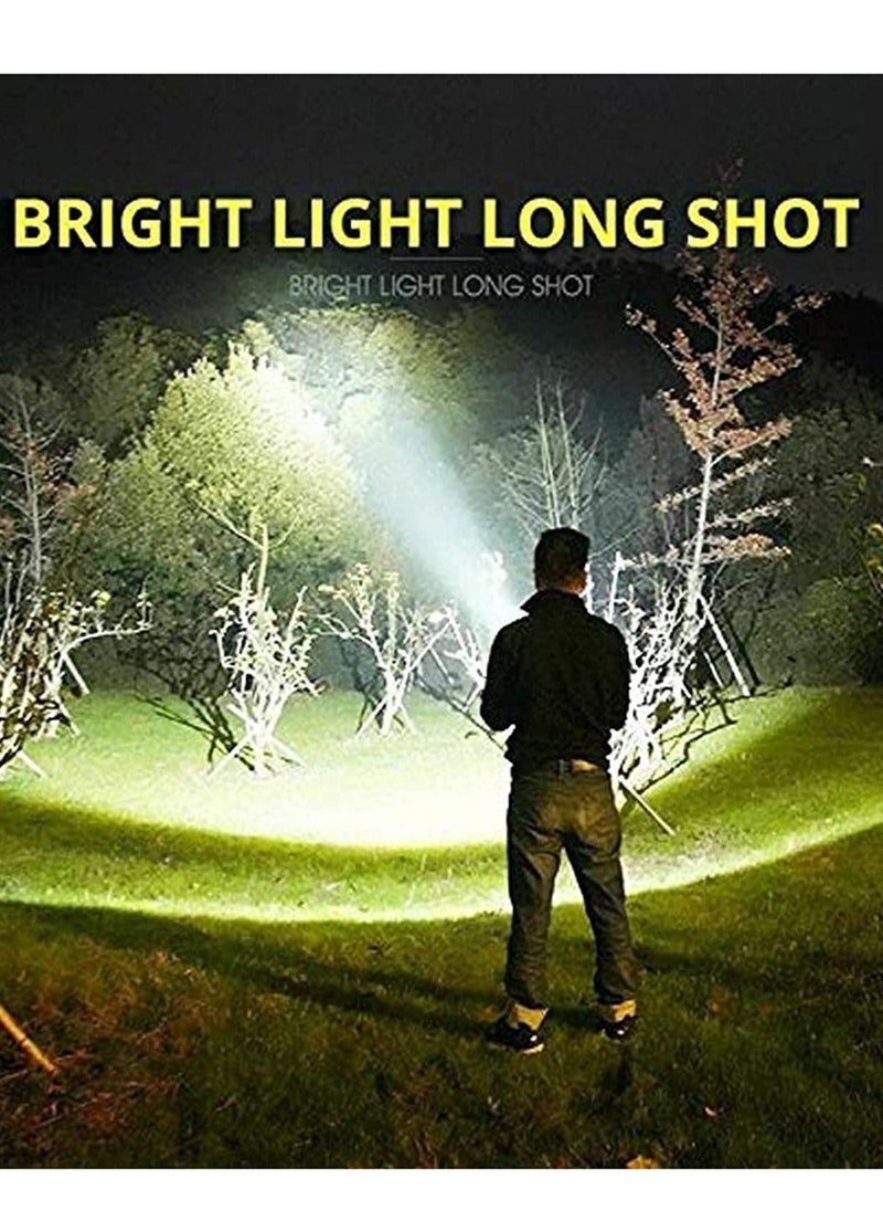 XiuWoo - 3000-10000 Lumen High Power LED Waterproof Flashlight Lamp Ultra Bright  3 Mode Most Powerful 50W XLM-P70 LED USB Rechargeable Flashlight Torch  2 Lithium Battery - Image 1