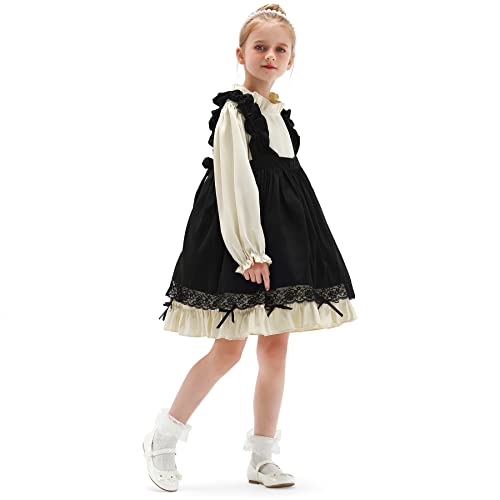 K KomForme Girl's Ballet Flats Non-Slip Soft Mary Jane Walking Party Dress Shoes for Toddler/Little Kid/Big Kid - Image 3