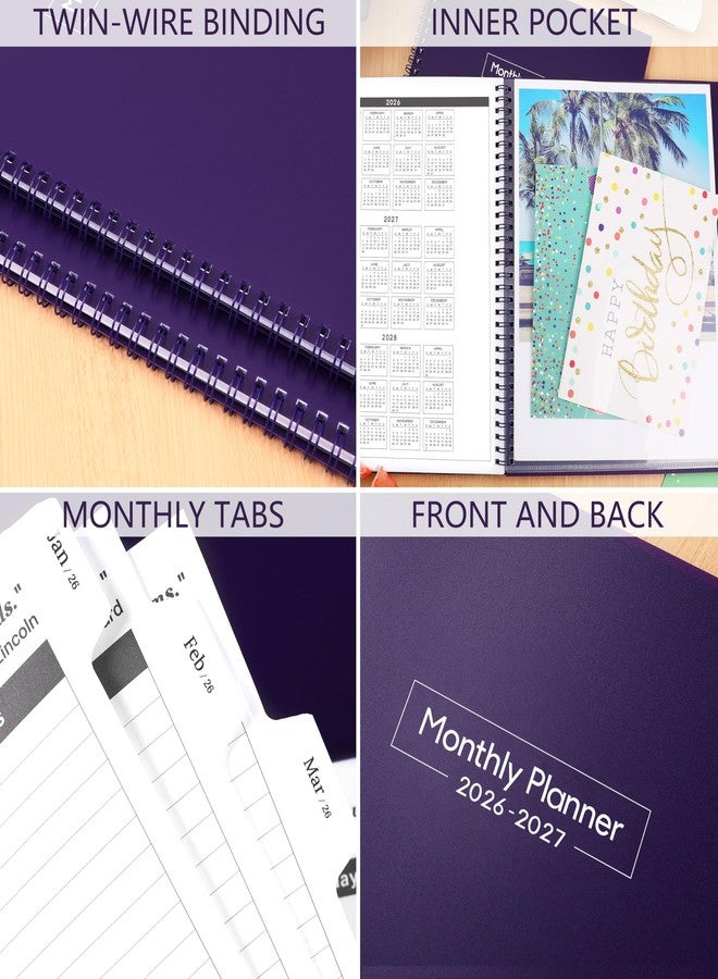 Coboll 2026-2027 Monthly Planner - Monthly Planner from January 2026 - December 2027, 2-Year Planners 2026-2027 with Tabs, Inner Pocket - Image 5